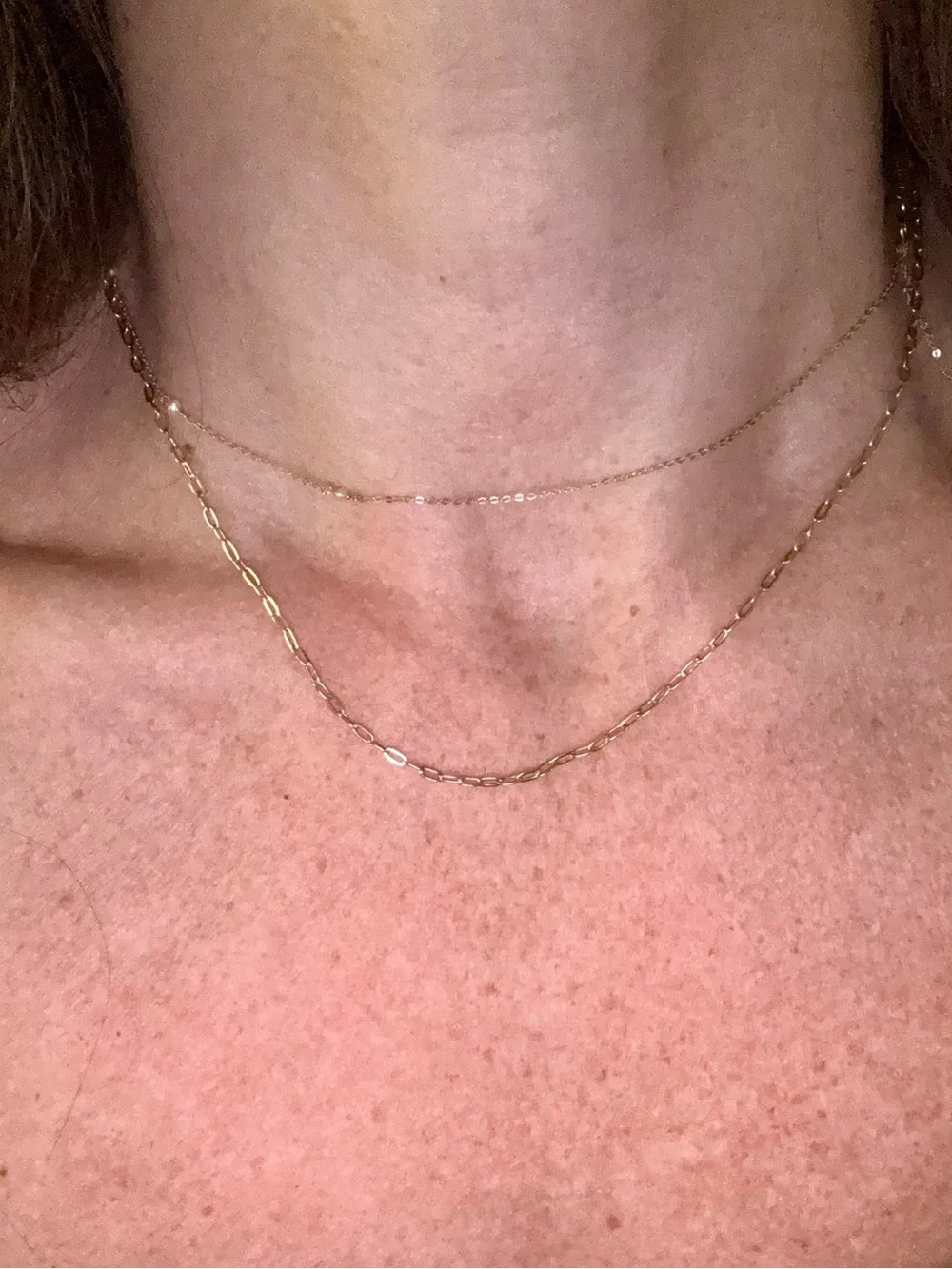 BRAND NEW SOLID 10k YELLOW GOLD 2mm 20” paper clip necklace